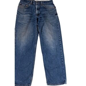 VTG Levi's 550 Relaxed Fit Jeans Mens W34 L30 Medium Wash Blue‎ Denim Pants Y2K
